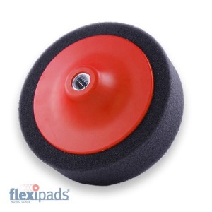 Flexipads Gąbka polerska 150mm M14 SOFT czarna miękka