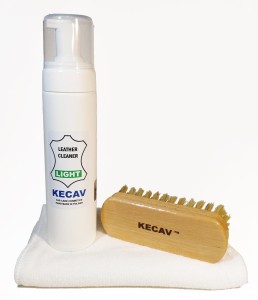 KECAV LIGHT Leather Cleaner KIT Zestaw do czyszczenia skóry