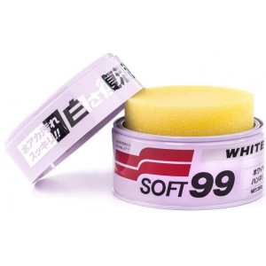 SOFT99 White Soft Wax 350g Wosk do jasnych lakierów