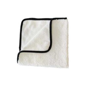 Price Drop Mikrofibra biała z czarnym obszyciem 40x40cm 460G/m2