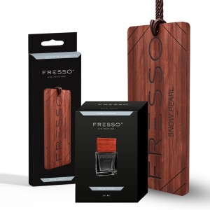 FRESSO Snow Pearl Air Perfume 50ml Perfumy + Zawieszka ZESTAW!