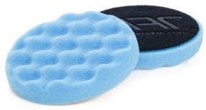 NAT Gąbka polerska Niebieska karbowana twarda 135mm