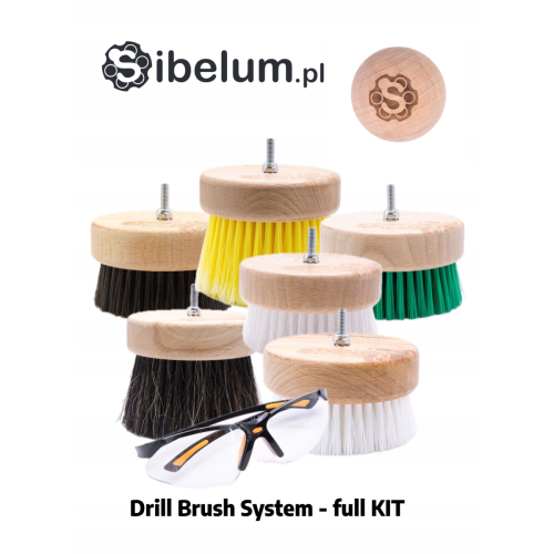 Sibelum Drill Brush System Rewolucyjny system szczotek na wkrętarkę