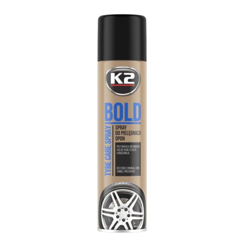 K2 Bold 600ml spray - do nabłyszczania opon