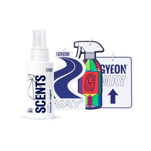 GYEON Q²M Scents Black Night 80ml Zapach wody kolońskiej + Zawieszka
