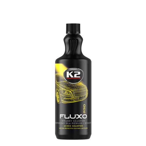 K2 Fluxo Pro 1000ml - Kwaśny szampon, bezpieczny dla powłok ceramicznych i wosków
