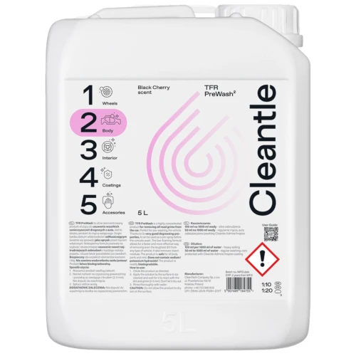 Cleantle TFR2 Prewash 5000ml Piana aktywna do silnych zabrudzeń