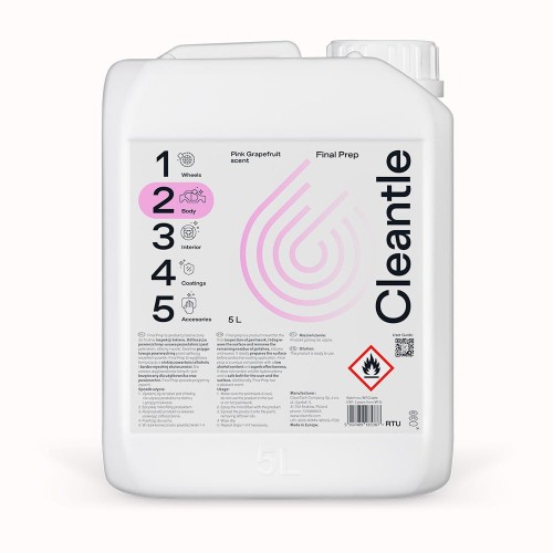 Cleantle Final Prep 5000ml - do inspekcji/odtłuszczenia lakieru