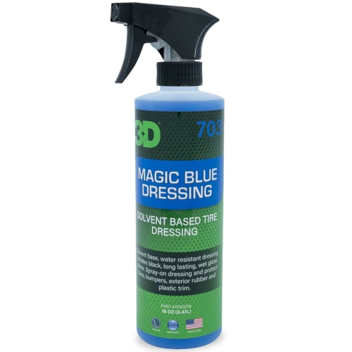 3D Magic Blue 473 ml - Długotrwały dressing do opon i zewnętrznych elementów plastikowych