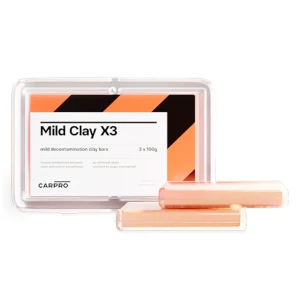CarPro CQuartz 3 Clay Bars Mild - zestaw 3x100g Glinki do regularnej pielęgnacji