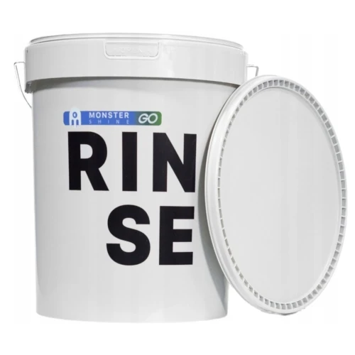 Monster Shine GO Wiadro do mycia auta  RINSE - SZARE 16L