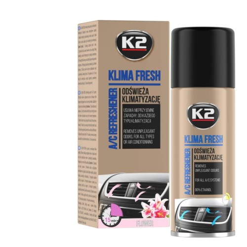 K2 KLIMA FRESH FLOWER 150ml - Spray do odświeżania klimatyzacji