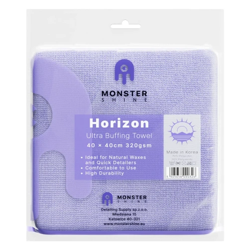 Monster Shine Horizon 40x40cm 320g Delikatna mikrofibra bez obszycia