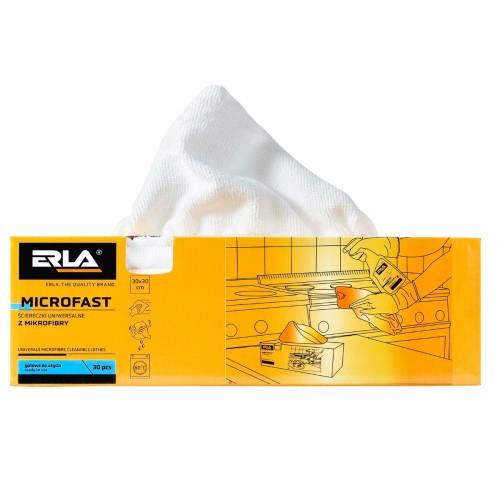 ERLA MICROFAST Zestaw 30 ściereczek z mikrofibry