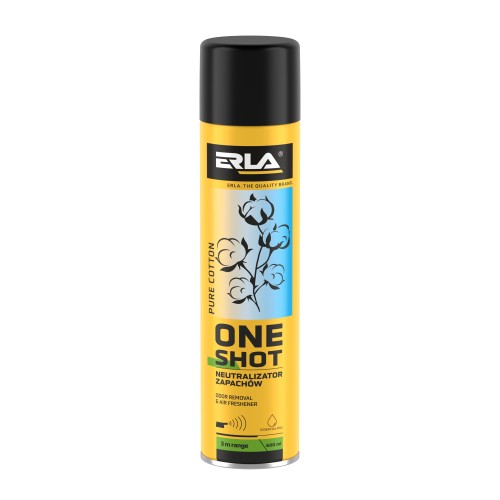 ERLA ONE SHOT PURE COTTON 600ml Neutralizator zapachów Zapach bawełny