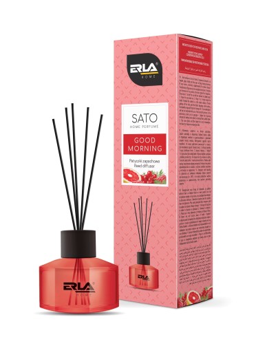 ERLA SATO GOOD MORNING - Patyczki zapachowe 50ml Energetyczny zapach czerwonych owoców i coli