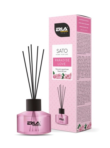 ERLA SATO PARADISE LOVE - Patyczki zapachowe 50ml Delikatny i subtelny zapach kwiatów