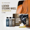 Leather Expert Steering Wheel Kit Black Zestaw do czyszczenia pielęgnacji kierownicy