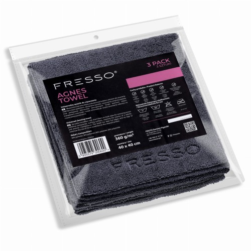 FRESSO Agnes Towel 3 pack 40x40cm Mikrofibry