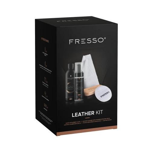 Fresso Leather Kit - Zestaw do pielęgnacji skórzanej tapicerki