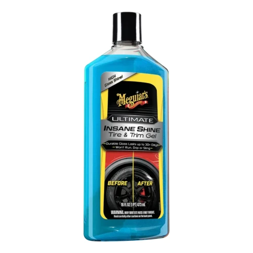 Meguiar's Ultimate Insane Shine Tire & Gel 473ml -  Żel do nabłyszczania opon i ochrony plastików