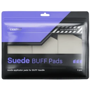 CarPro Buff 3-Pack Suede Pads - Zestaw 3 Padów Zamszowych do Aplikacji Powłok i Sealantów