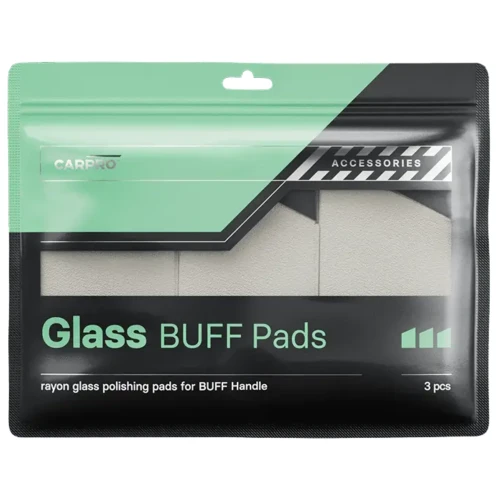 CarPro Buff 3-Pack Rayon Glass Pads - zestaw 3 padów do polerowania szyb i szkła