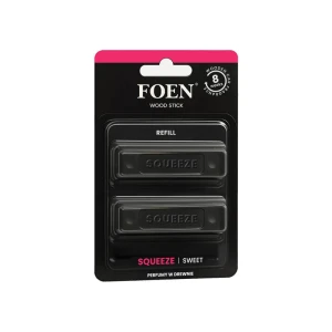 Foen Wood Stick Squeeze Refill - zestaw 2 wkładów do zapachu samochodowego do kratki nawiewu