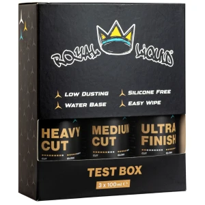 Royal Pads Liquid Compound Test Box 3x100ml – zestaw past polerskich