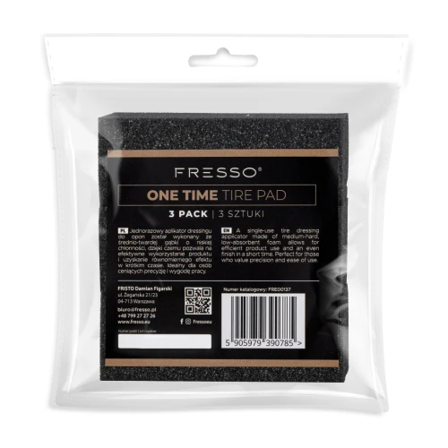 Fresso One Time Tire Pad 3-pak - aplikator uniwersalny do dressingów