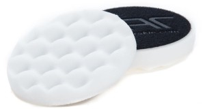 NAT Gąbka polerska Biała karbowana twarda 135mm