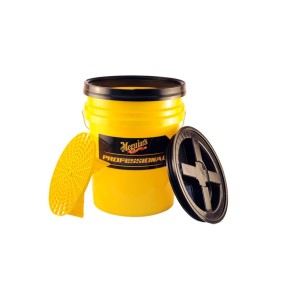 Meguiar's Professional Wash Bucket Combo Yellow Black Zestaw