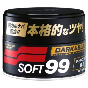 SOFT99 Black & Dark Wax 300g Wosk do czarnego lakieru