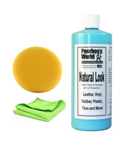 Poorboy's World Natural Look Dressing GRATIS! 946ml Do kokpitu! Przyciemnia tworzywa